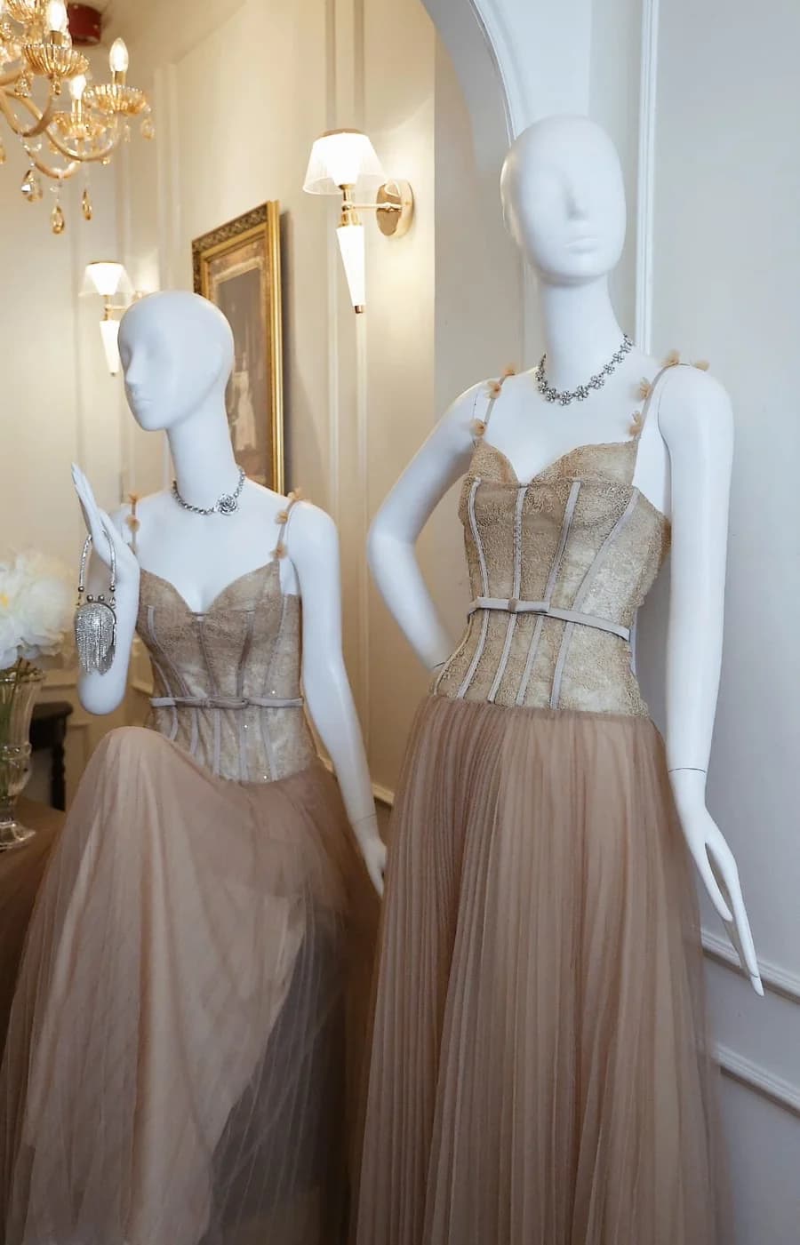 The Caroline Gown, full-length front view